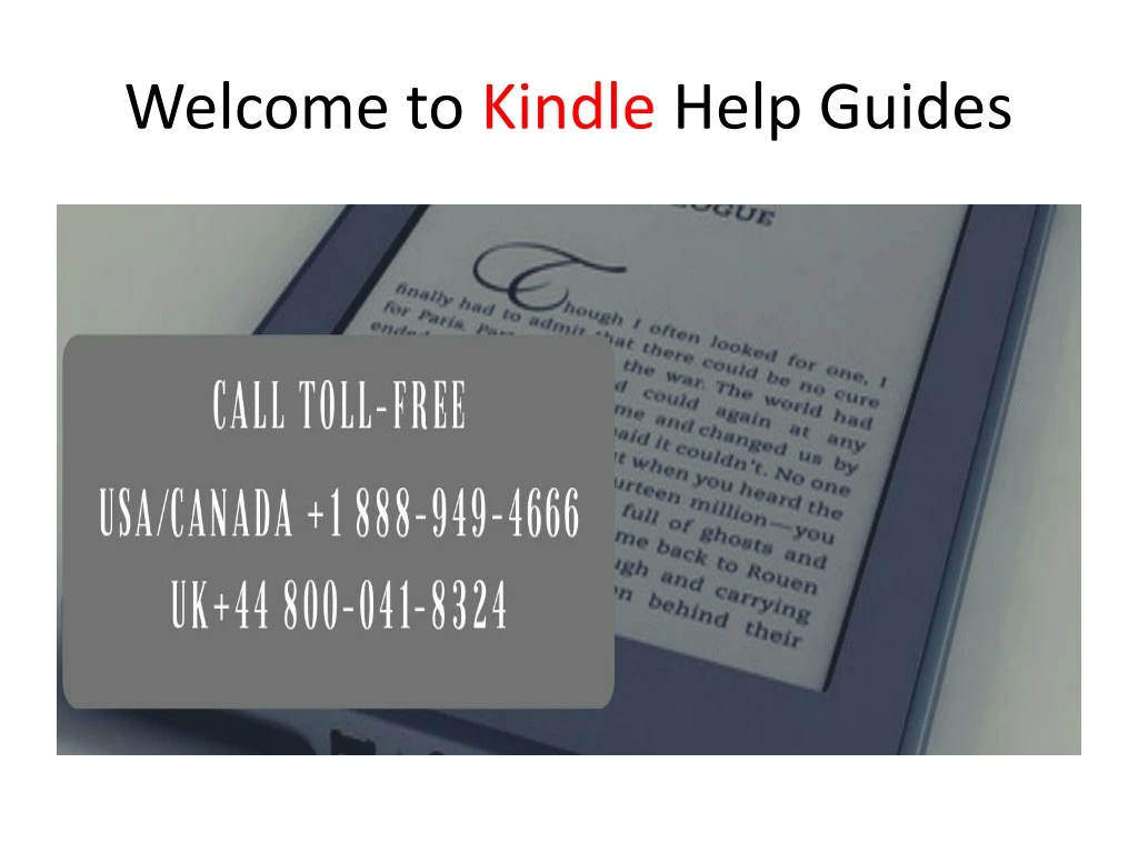 welcome to kindle help guides