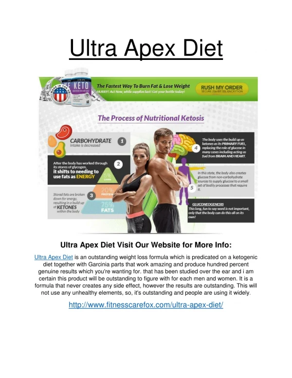 Ultra Apex Diet Reviews