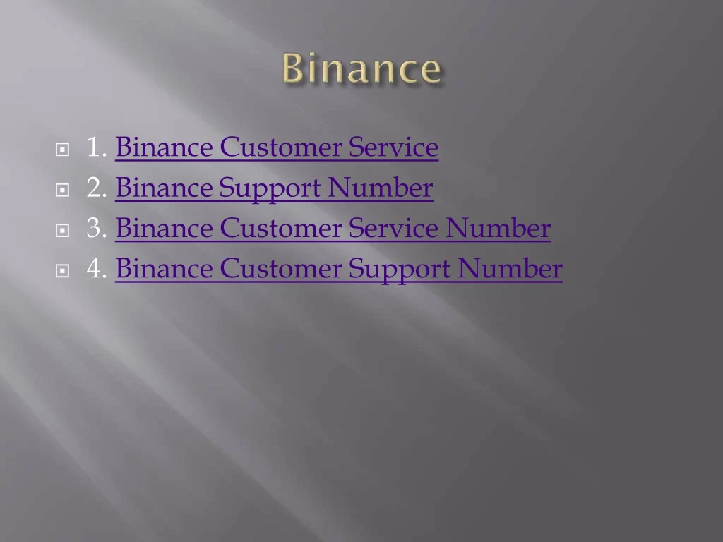 1 binance customer service 2 binance support