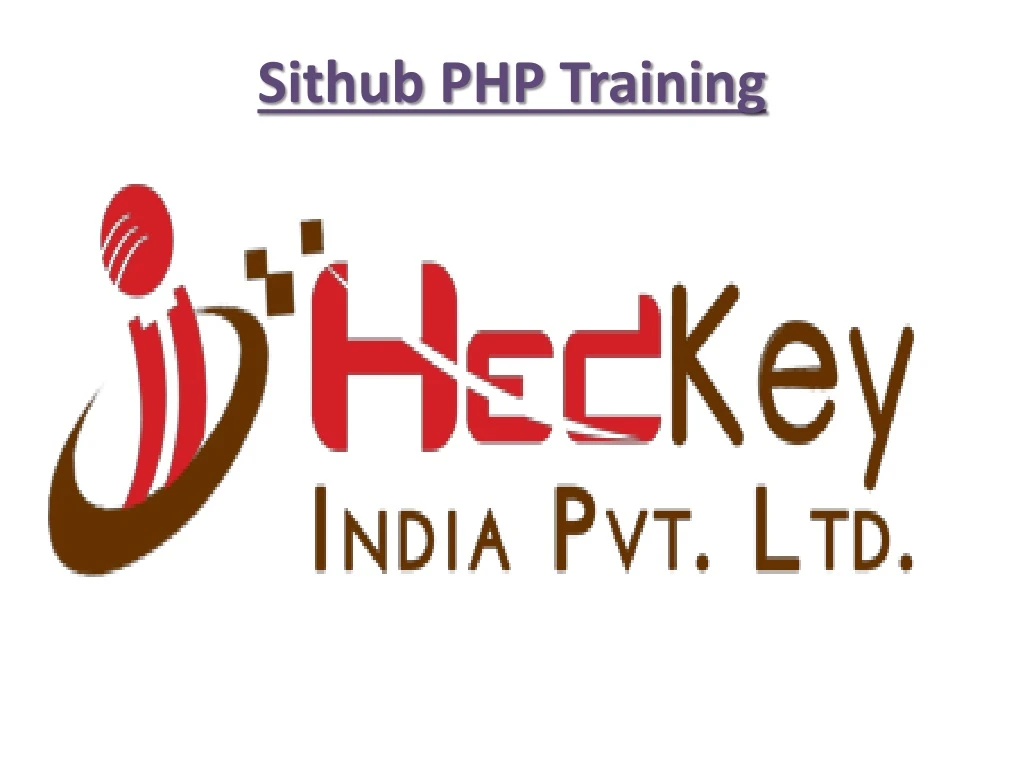sithub php training