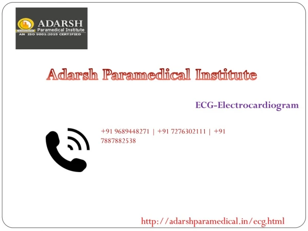 Best ECG courses in pune,bhosari,deccan,hadapsar,Maharashtra.