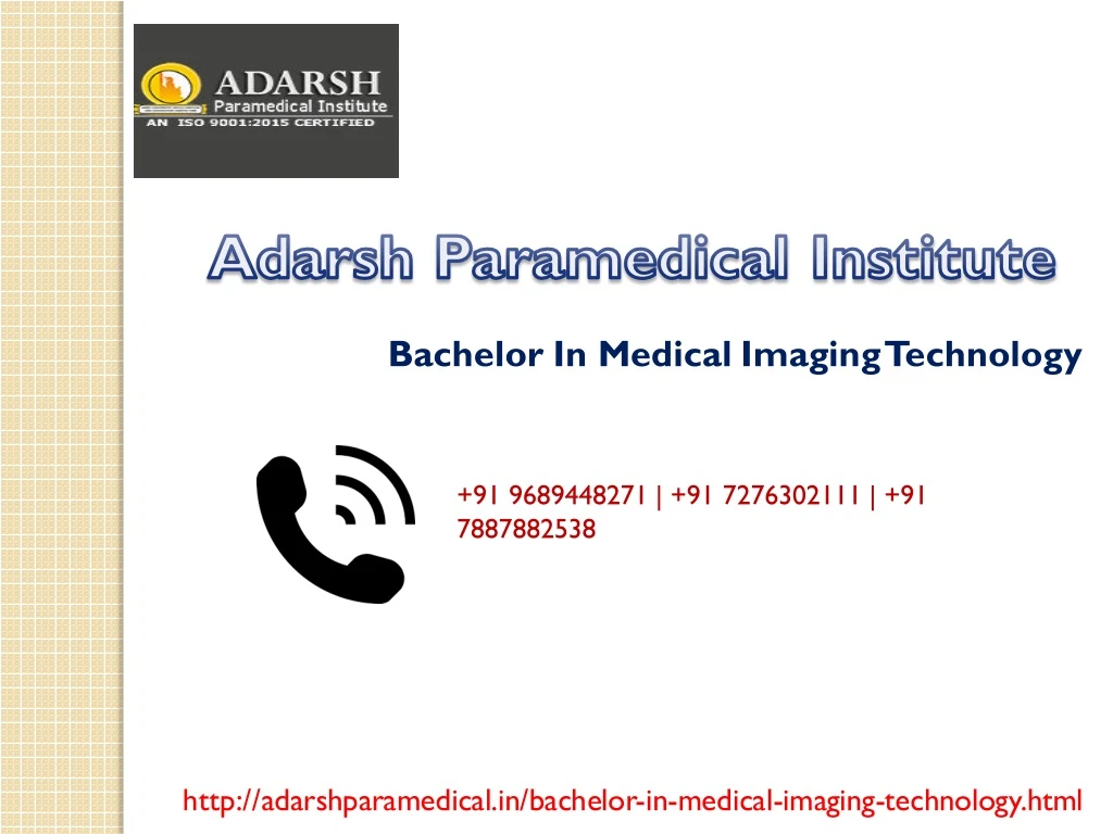 bachelor in medical imaging technology
