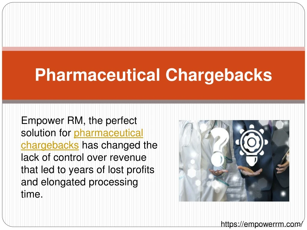 pharmaceutical chargebacks