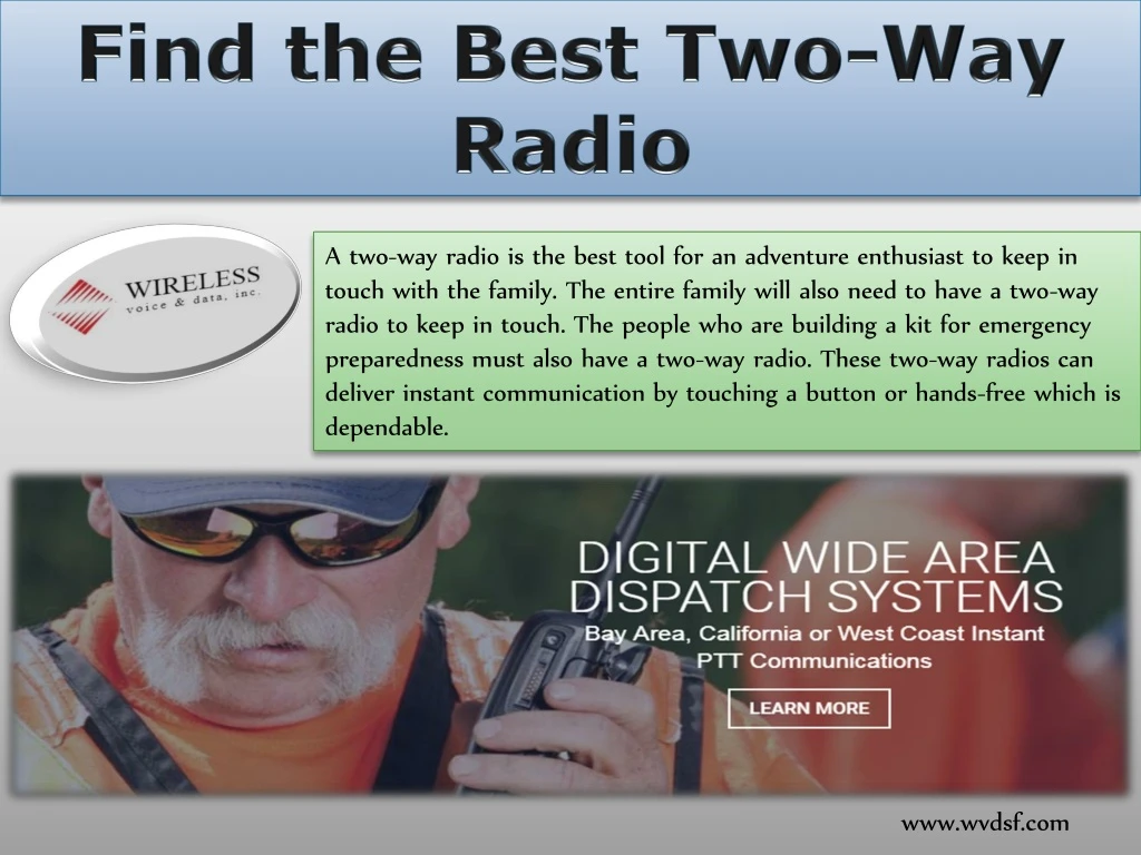 find the best two way radio