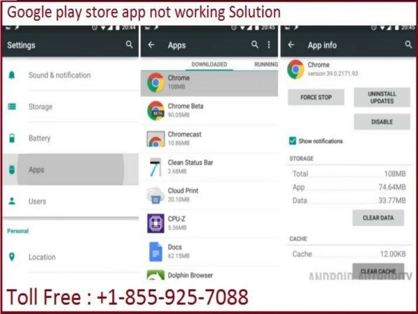 What to do if Google Play store the app is not working?