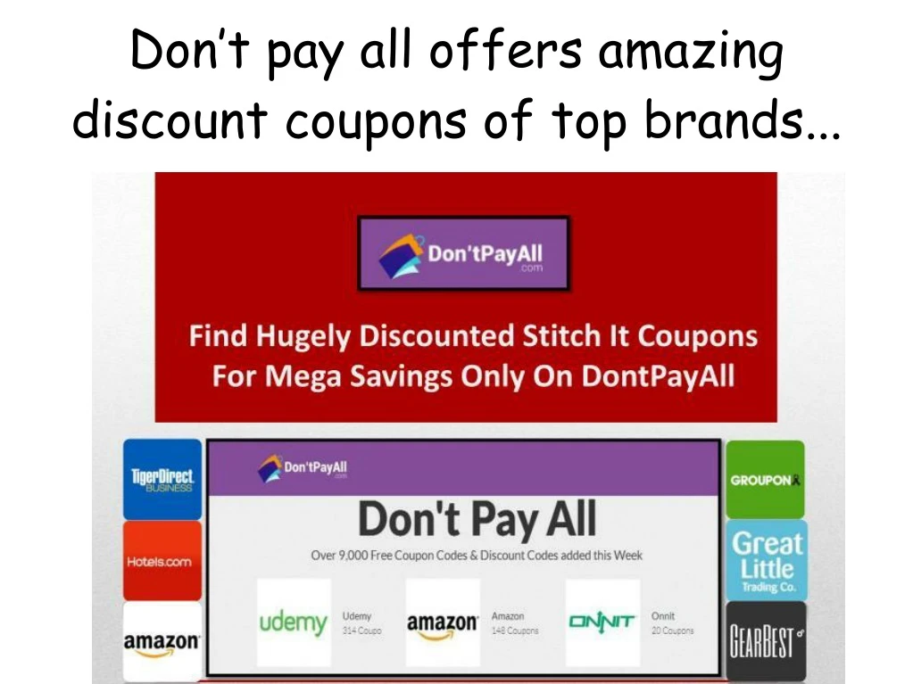 don t pay all offers amazing discount coupons of top brands