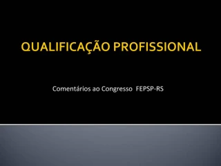 QUALIFICA O PROFISSIONAL - slide 1