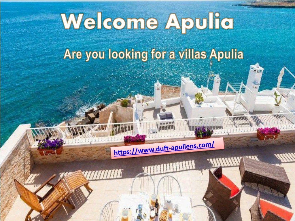 welcome apulia