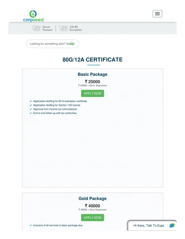 Get Online 80G Certificate & 12A Certificate
