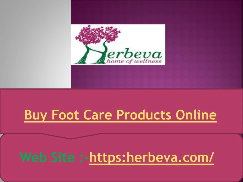 buy foot care products online