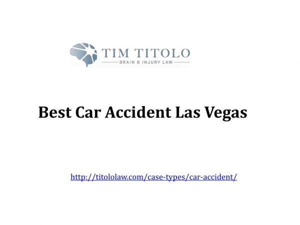 Best Car Accident Las Vegas in Nevada