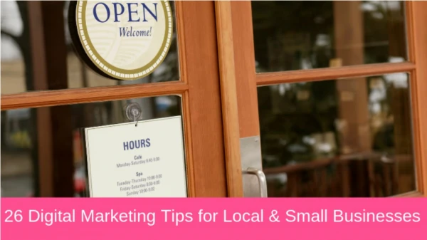 Learn to Advertise Your Business Locally with These Tips