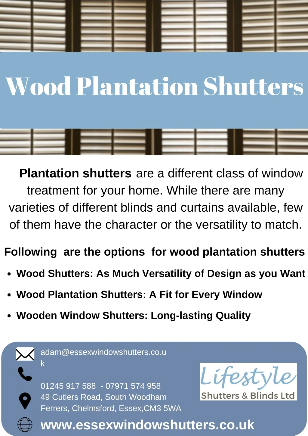 wood plantation shutters