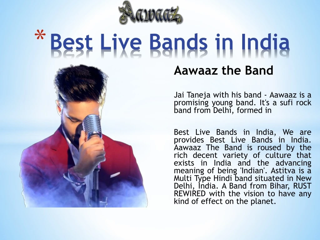 best live bands in india