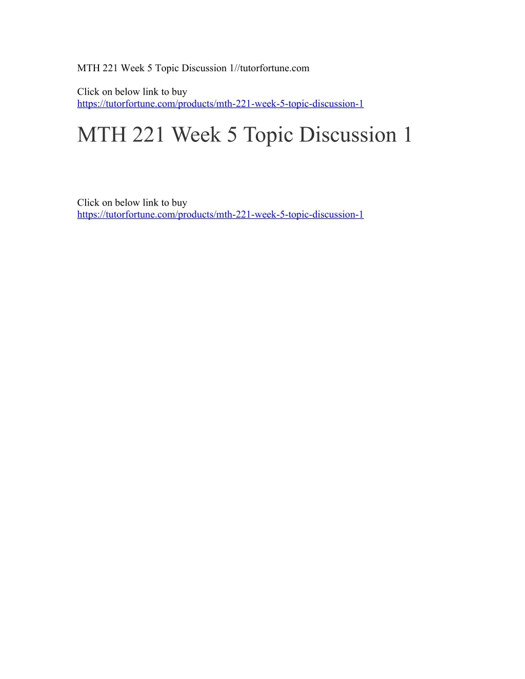 mth 221 week 5 topic discussion 1 tutorfortune com