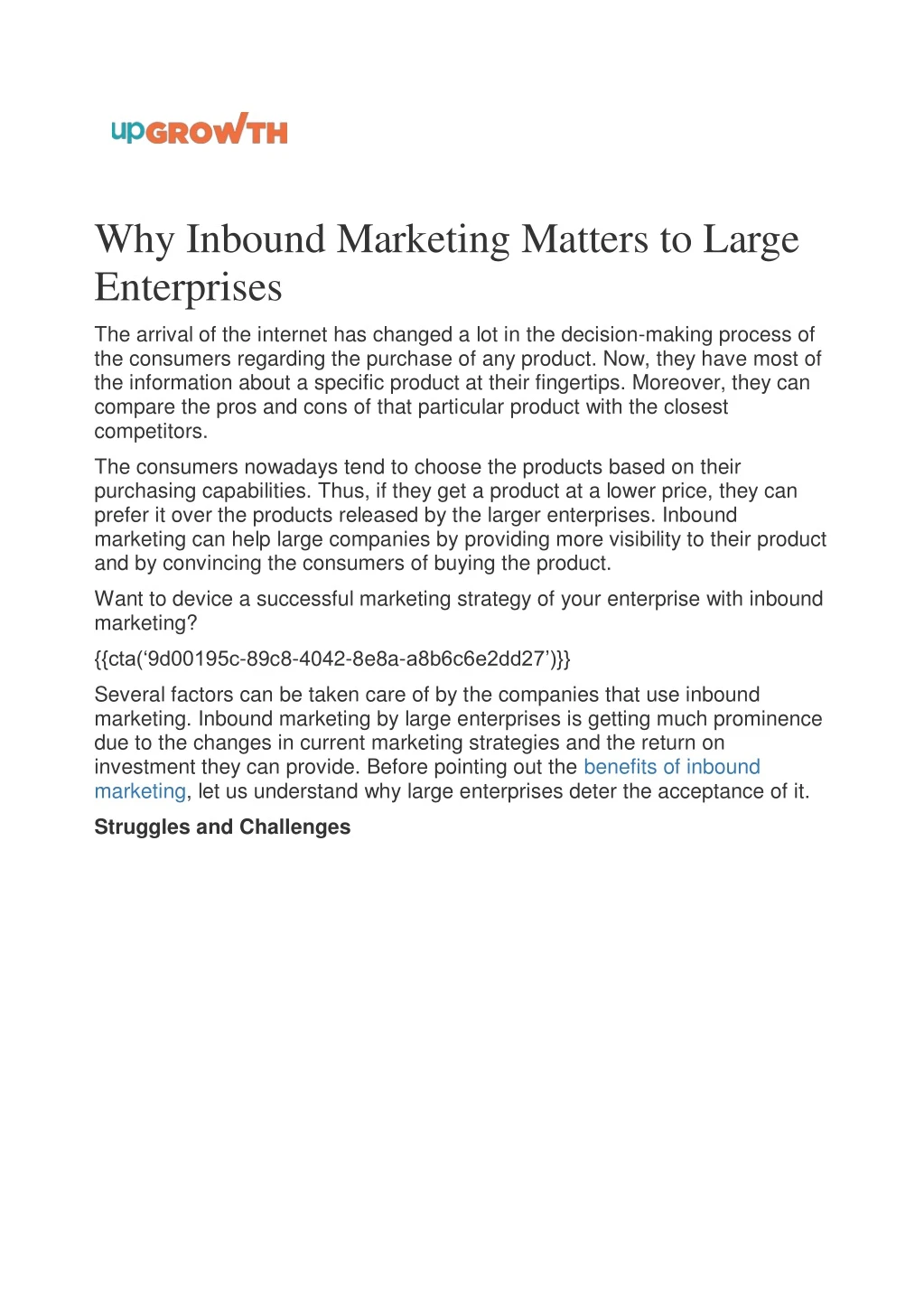 why inbound marketing matters to large enterprises