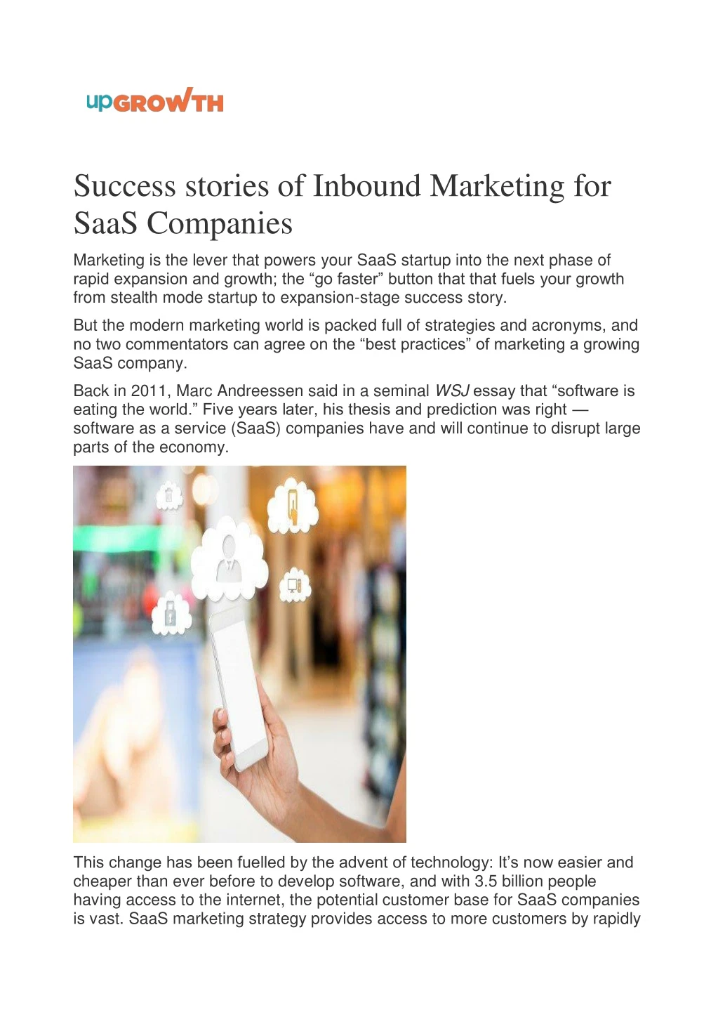 success stories of inbound marketing for saas