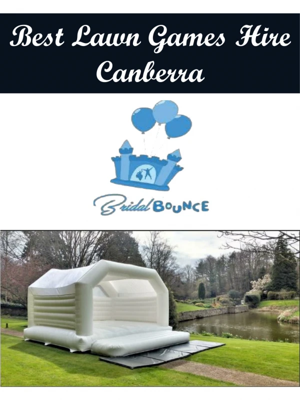 Best Lawn Games Hire Canberra
