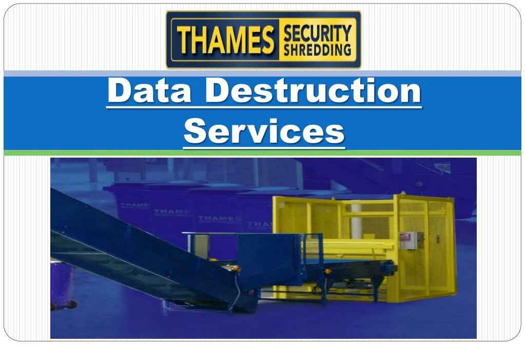 data destruction services