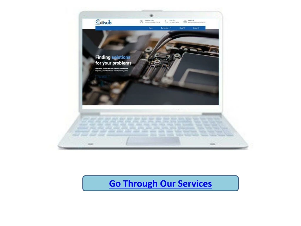 go through our services