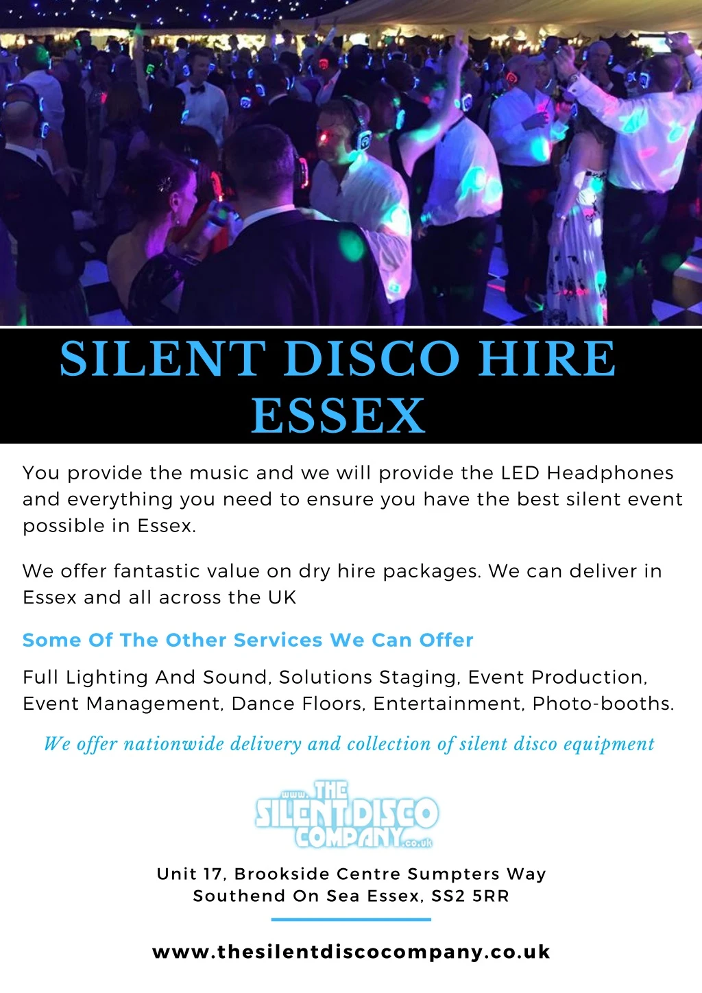 silent disco hire essex