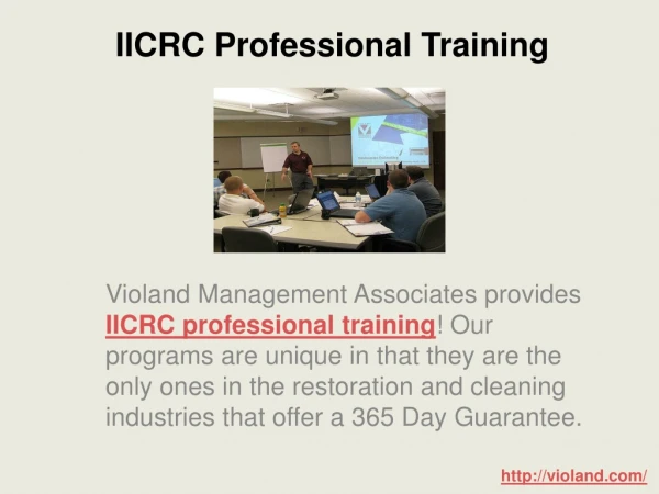 IICRC Professional Training