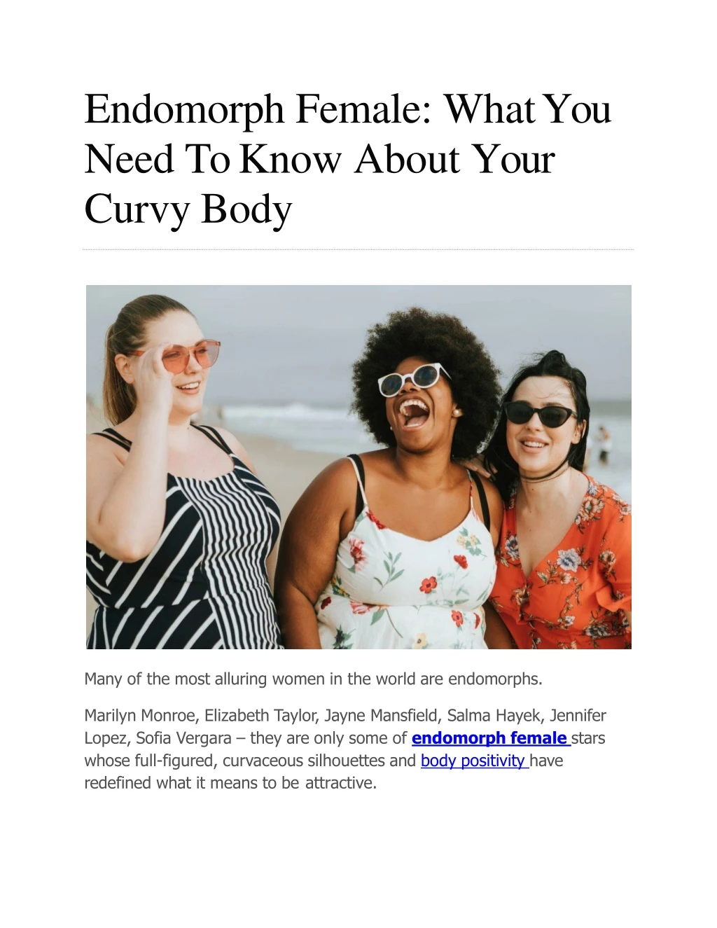 endomorph female what you need to know about your curvy body