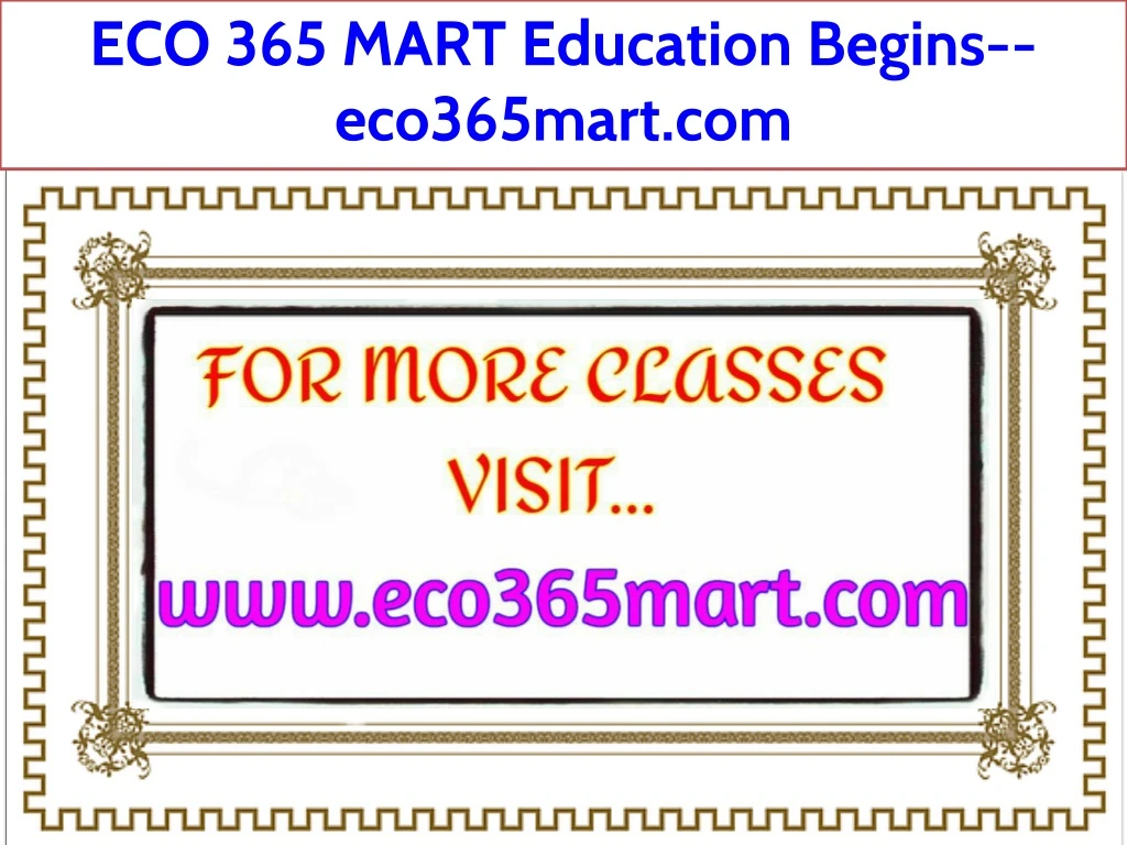 eco 365 mart education begins eco365mart com