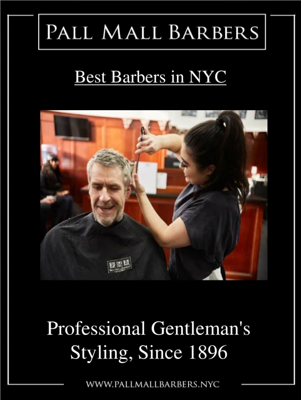 Best barber in NYC