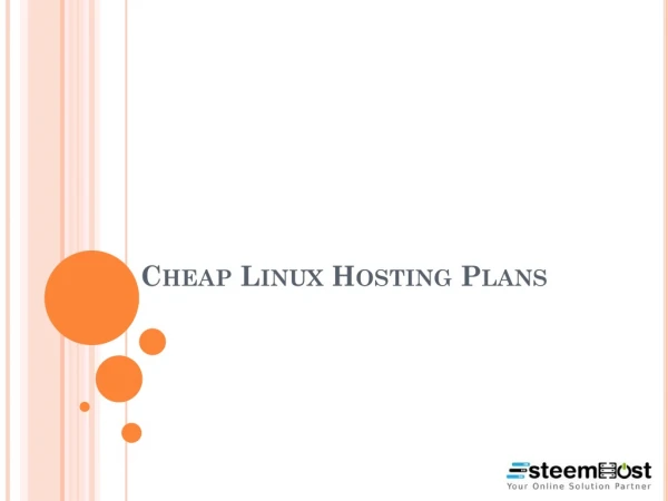 Cheap Linux Hosting Plans in India