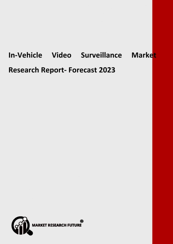 In-Vehicle Video Surveillance Market Trends 2019 and Industry Forecast 2023