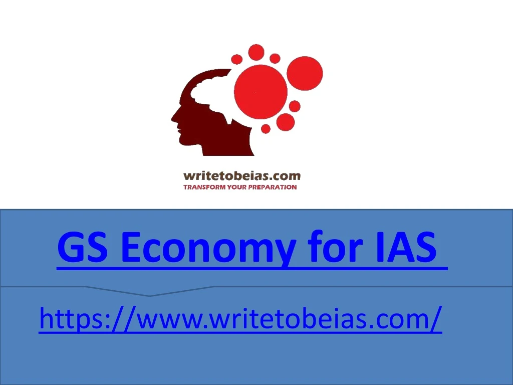 gs economy for ias