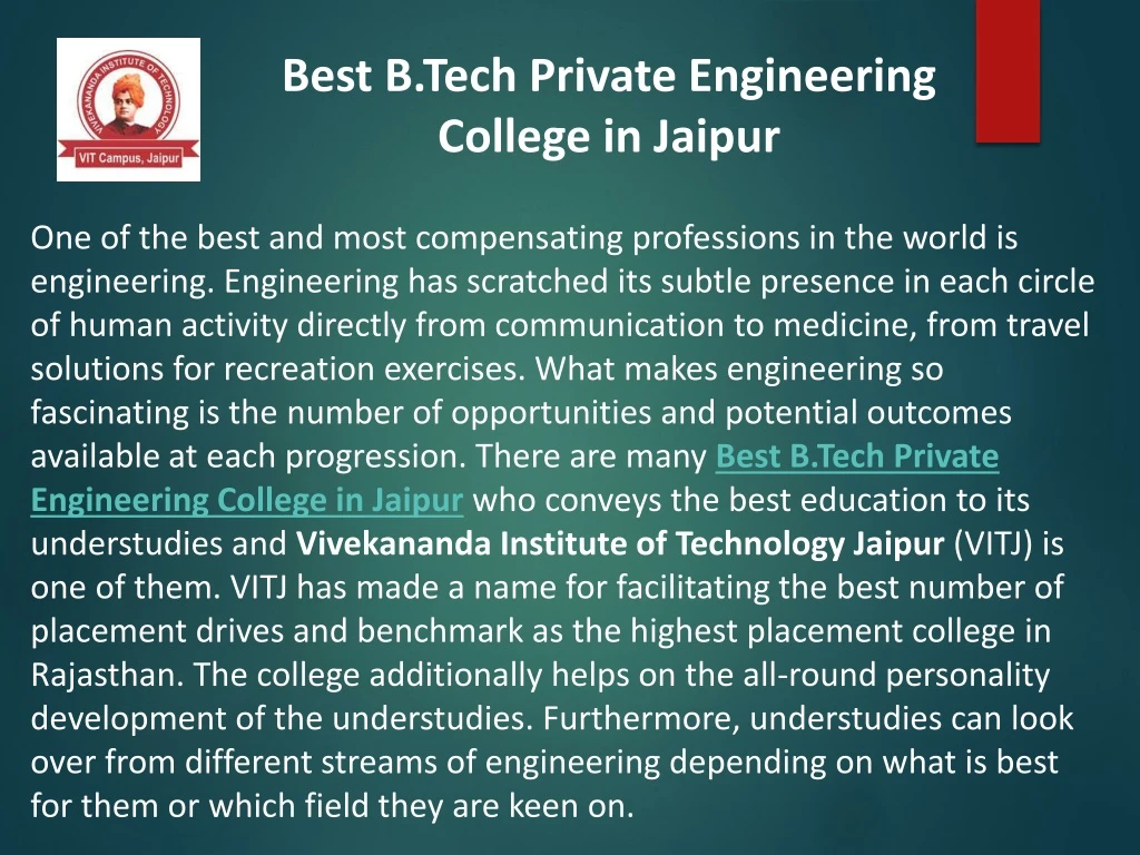 best b tech private engineering college in jaipur