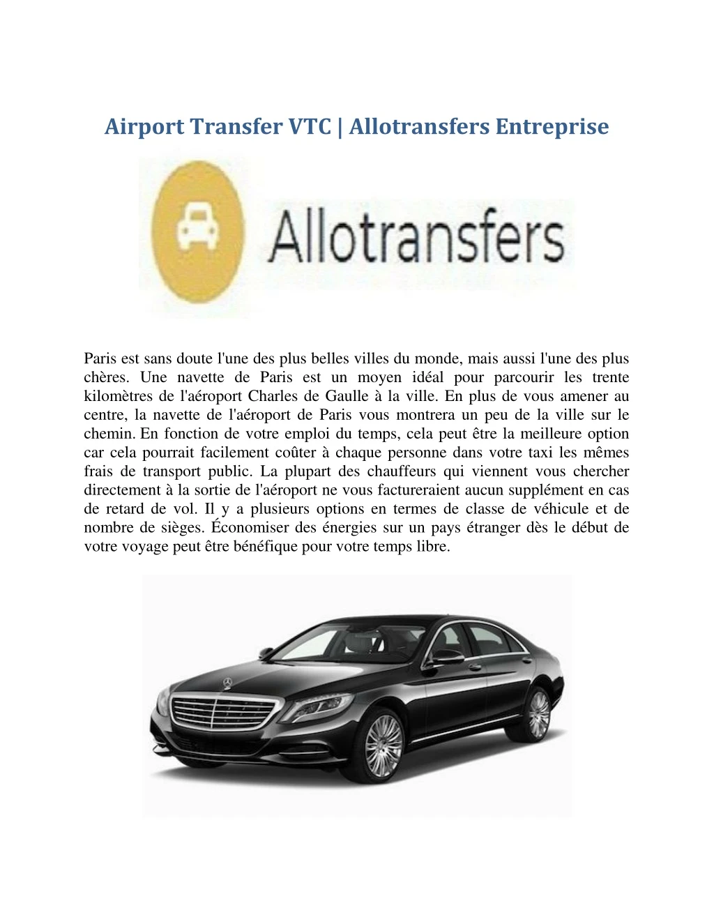 airport transfer vtc allotransfers entreprise