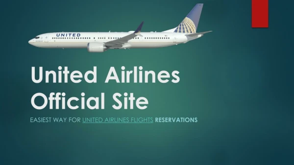 United Airlines Official Site| United Airlines Reservations