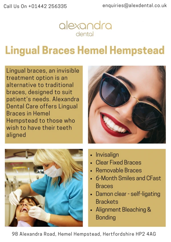 Lingual Braces Hemel Hempstead