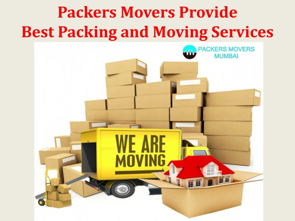 packers movers provide best packing and moving