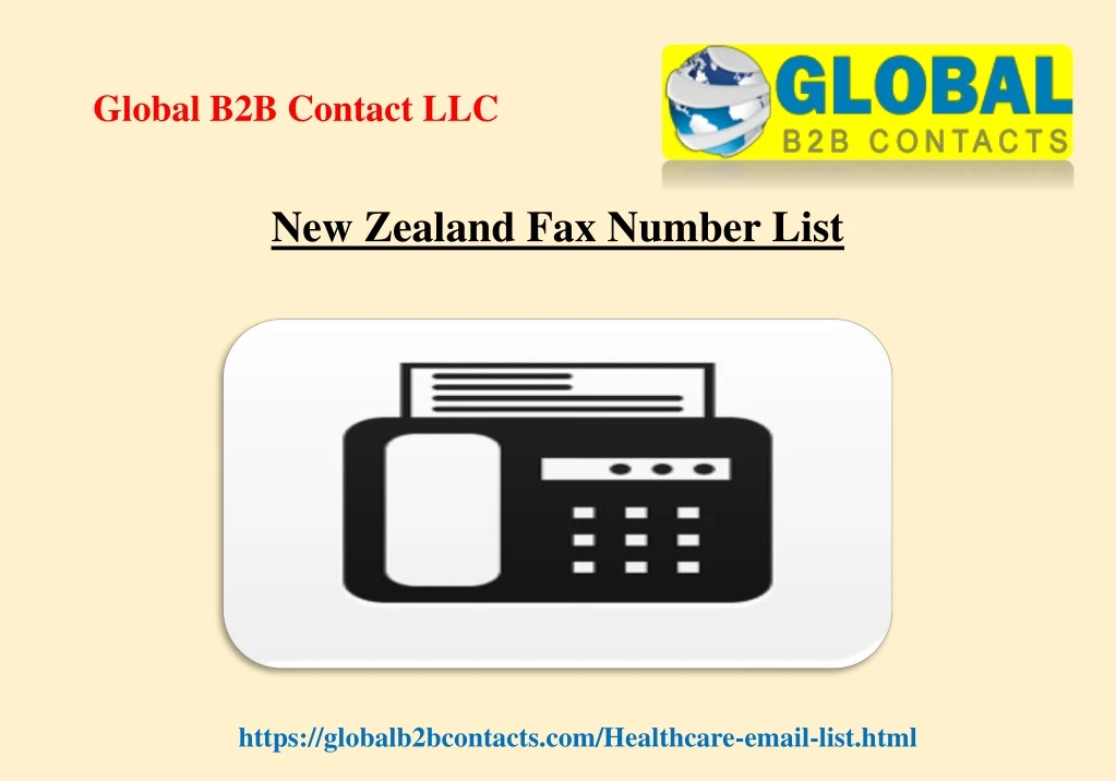 new zealand fax number list