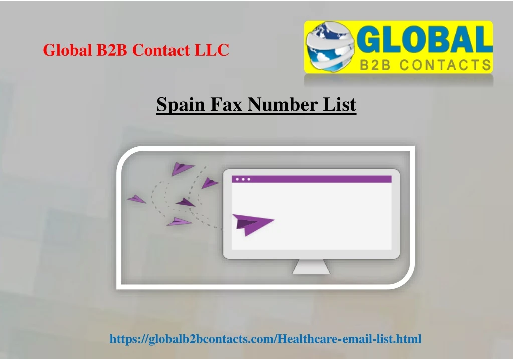 spain fax number list