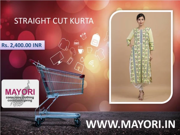 STRAIGHT CUT KURTA - MAYORI CONSCIOUS CLOTHING