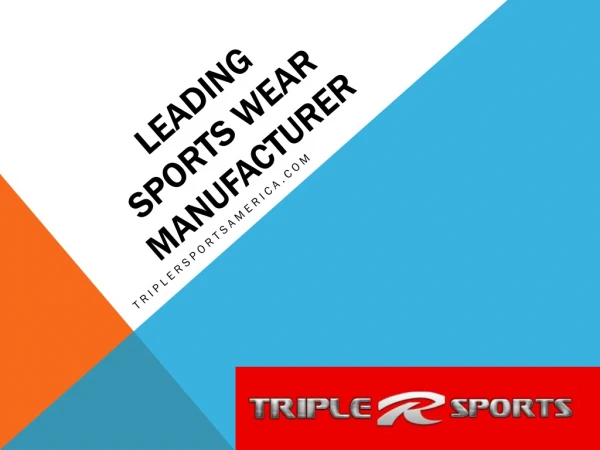 Sports Wear manufacturer