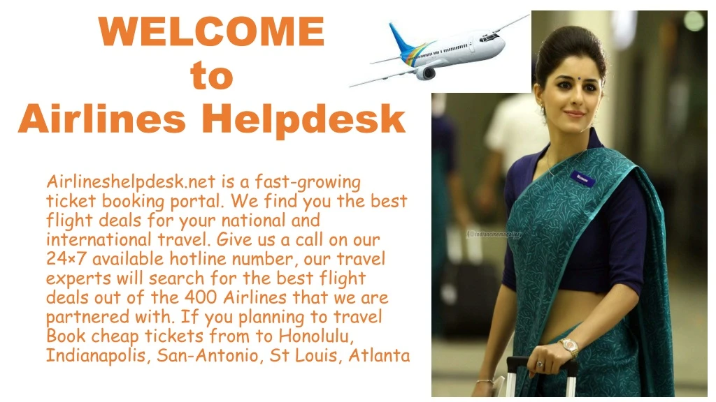 welcome to airlines helpdesk