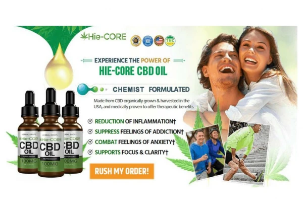 Hie Core CBD Oil : The Solution For Anxiety And Pain? Review & Side Effects