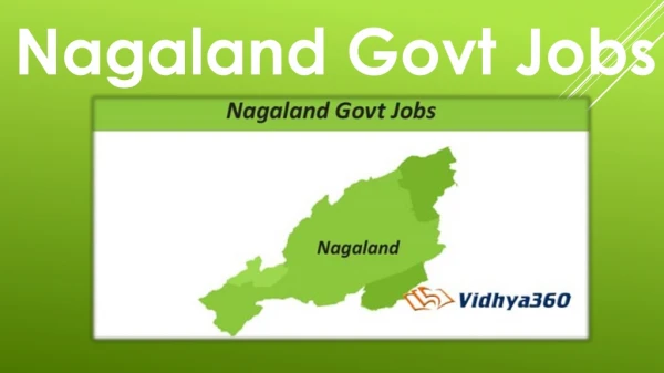 Nagaland Govt Jobs 2019 | Upcoming Government Job Vacancies In Nagaland