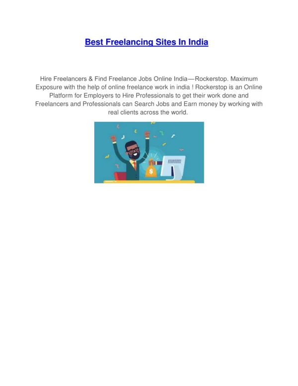 best freelancing sites in india