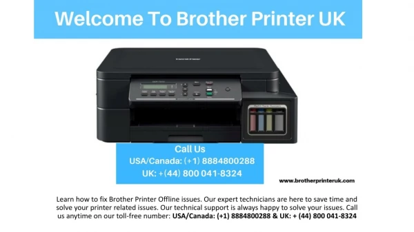 Brother Printer Offline | Call Now (44) 800-041-8324