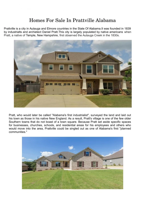 Wonderful Homes For Sale In Prattville Alabama