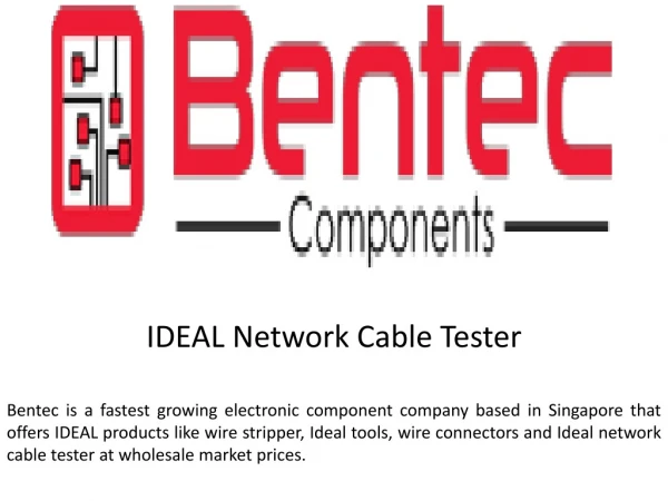 IDEAL Network Cable Tester