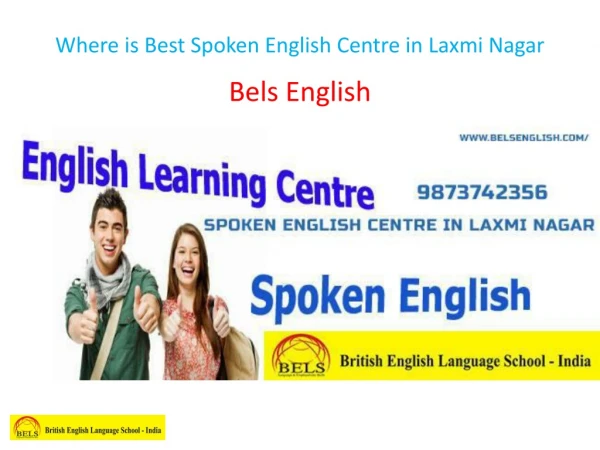 Where is Best Spoken English Centre in Laxmi Nagar