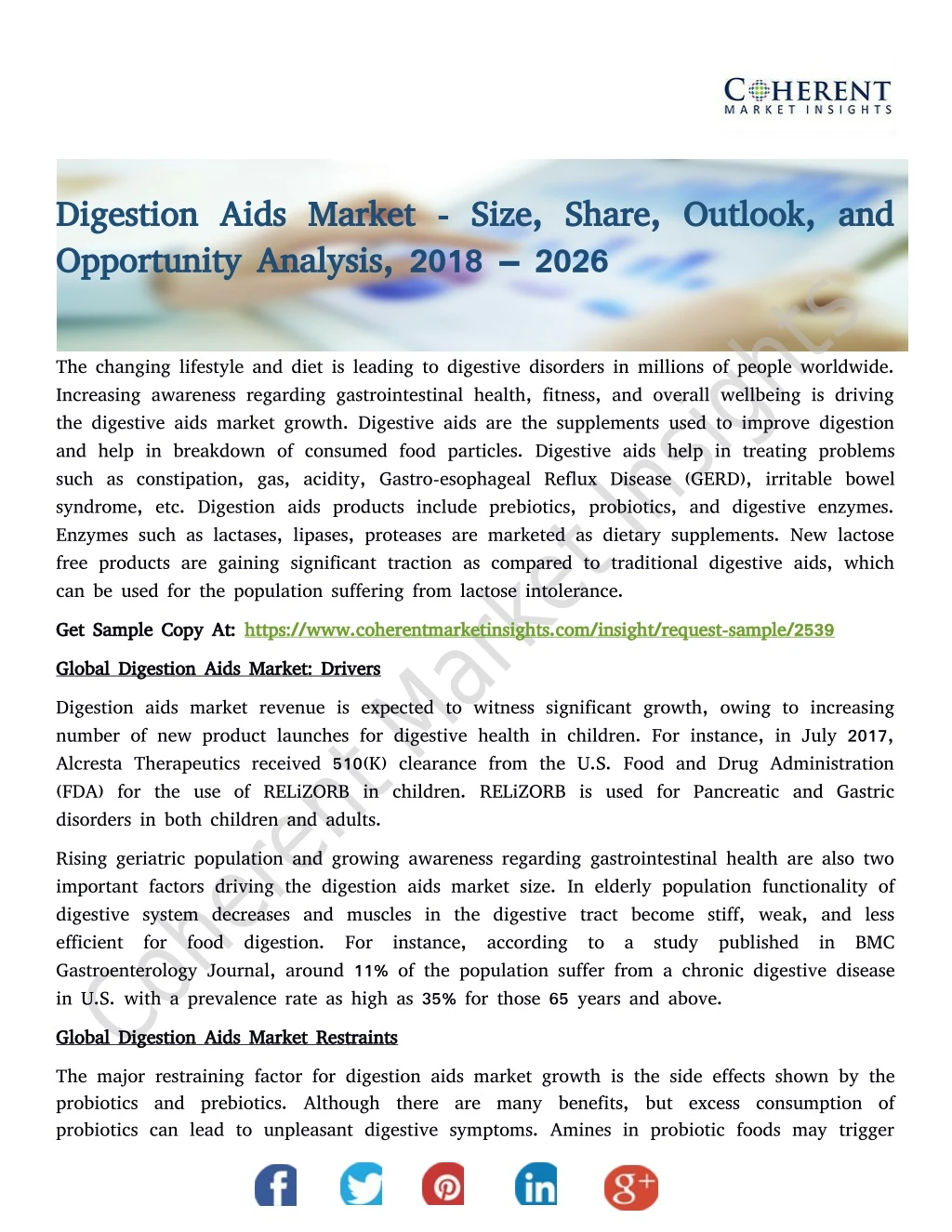 digestion aids market size share outlook